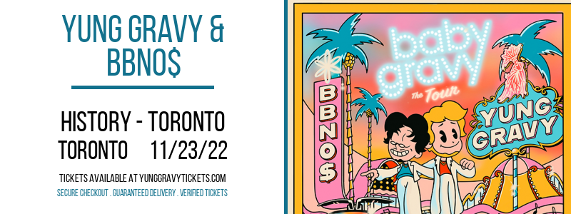 Yung Gravy & bbno$ at Yung Gravy Tickets tickets Yung Gravy & bbno$ at Yung Gravy Tickets